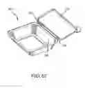 Fig. 49 - Container having a rim or other feature encapsulated by or formed from injection-molded material