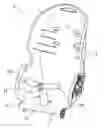 Fig. 01 - Safety device used in combination with child seat assembly