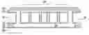 Fig. 01 - Bulk-mode resonator having at least partially filled open cavities