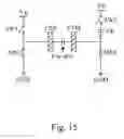 Fig. 13 - Sensing method and circuit for a capacitive touch panel