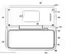 Fig. 01 - Method for implementing zoom functionality on a portable device with opposing touch sensitive surfaces