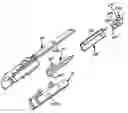 Fig. 01 - Cable attachment system for a fiber optic connector