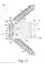 Fig. 20 - Combined spinal interbody and plate assemblies