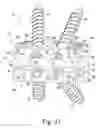Fig. 22 - Combined spinal interbody and plate assemblies