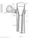 Fig. 05 - Ice axe shaft equipped with a grip with a double intermediate gripping brace