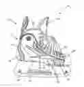 Fig. 01 - Graphical element laminate for use in forming a skate boot
