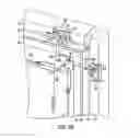 Fig. 07 - Seal activation system positioned within panel for door/window