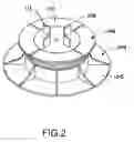 Fig. 03 - Support pedestal having an anchoring washer for securing elevated surface tiles