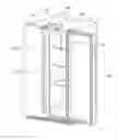 Fig. 01 - Refrigerator with a door opening apparatus