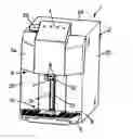 Fig. 01 - Drink preparing machine including a built-in container for cleaning using steam nozzle