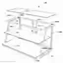 Fig. 01 - HINGE APPARATUSES, STRUCTURES, AND SYSTEMS FOR STRUCTURALLY RIGID AND DURABLE, FOLDING SUPPORT FURNITURE