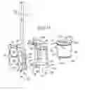 Fig. 13 - Integrated control circuitry and coil assembly for irrigation control