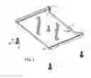 Fig. 04 - Apparatus for setting the spacing of a free standing range from a floor