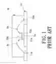 Fig. 02 - Semiconductor chip package structure for achieving flip-chip type electrical connection without using wire-bonding process and method for making same