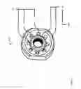 Fig. 07 - Safety connector for hot runner, having latch destructively interlocking valve stem with actuation plate