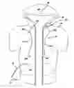 Fig. 01 - Garment with built-in audio source wiring