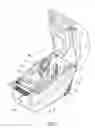 Fig. 08 - PRINTING MEDIUM ROLL CLAMPING SUPPORT OF BARCODE PRINTER