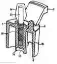 Fig. 01 - Device for holding a model support of an abutment model