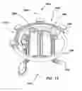 Fig. 22 - Surgical access device comprising internal retractor