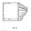 Fig. 14 - Perimetrically tensioned flexible signage mount