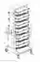 Fig. 01 - Device for supporting a plurality of flexible containers for liquid