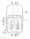 Fig. 01 - Battery charger with charging status indicator in battery compartment
