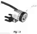 Fig. 03 - Medical/dental headlight system with interchangeable beam-forming optics