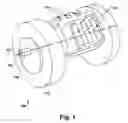 Fig. 02 - Rotary piston device having interwined dual linked and undulating rotating pistons