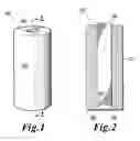Fig. 02 - Candle having a planar wick and method of and equipment for making same
