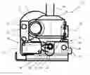 Fig. 01 - Drive mechanism for a down draft vent system