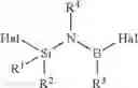 Fig. 02 - Silicon-boron-carbon-nitrogen ceramics and precursor compounds, methods for the salt-free polymerisation of RnHal3-nSi-X-BRmHal2-m