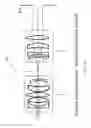 Fig. 23 - Optical system with multiple scanners for ophthalmic surgical laser