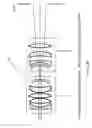 Fig. 24 - Optical system with multiple scanners for ophthalmic surgical laser