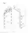 Fig. 02 - Mounting structure and method for the upright mounting of a decorative plate on a door of a household appliance