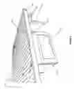 Fig. 02 - Apparatus and method for utilizing space under a deck for storage