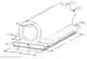 Fig. 01 - ADHESIVE BACKED DUCTS FOR CABLING APPLICATIONS