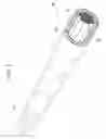 Fig. 04 - Photoelectric encoder including detection head and a plurality of fibers within a first and second cable