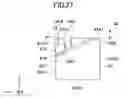 Fig. 28 - Antenna device having antenna element and ground element defining planar rectangular region with gap therebetween