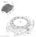 Fig. 02 - Wrist mounted watchcase having separable main body and surrounding protective frame and wristwatch incorporating same