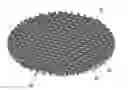 Fig. 01 - Abrasive mesh for a powered grinding wheel