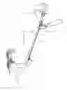 Fig. 01 - Ceiling fan cleaner with rotatable roller cleaner
