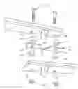 Fig. 01 - Convertible track system for support of conveyor belts