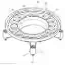 Fig. 01 - HEAT SINK FAST DISASSEMBLING STRUCTURE