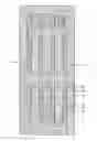 Fig. 01 - Door skin, a method of etching a plate for forming a wood grain pattern in the door skin, and an etched plate formed therefrom
