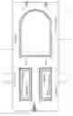 Fig. 01 - Door facing alignment assembly and method of forming a door