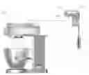Fig. 01 - Stand mixer with cordless kitchen appliance