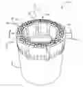 Fig. 01 - Diamond impregnated bit with aggressive face profile