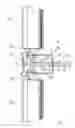 Fig. 08 - Scaffolding comprising an anti-release device for flooring units