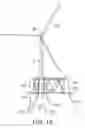 Fig. 09 - Column-stabilized offshore platform with water-entrapment plates and asymmetric mooring system for support of offshore wind turbines