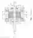 Fig. 02 - Motor end cap positioning element for maintaining rotor-stator concentricity